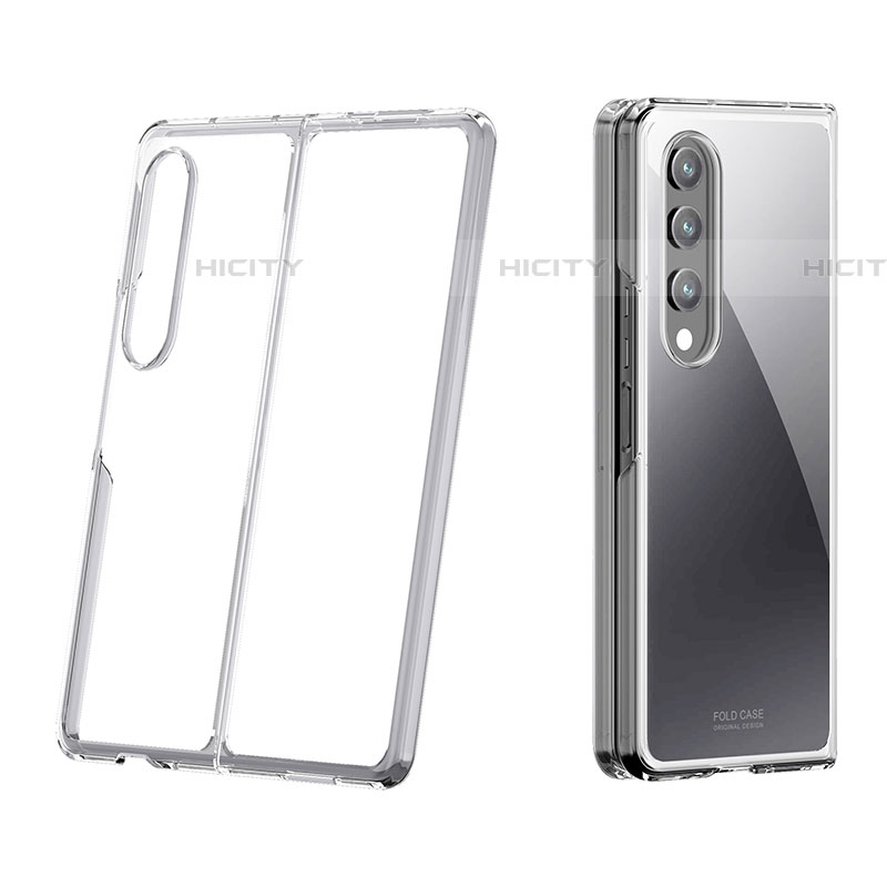 Coque Antichocs Rigide Transparente Crystal Etui Housse H02 pour Samsung Galaxy Z Fold4 5G Clair Plus