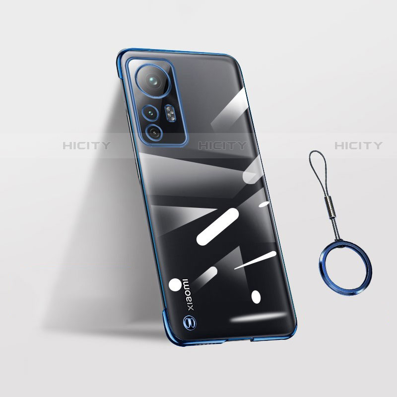 Coque Antichocs Rigide Transparente Crystal Etui Housse H02 pour Xiaomi Mi 12 5G Bleu Plus