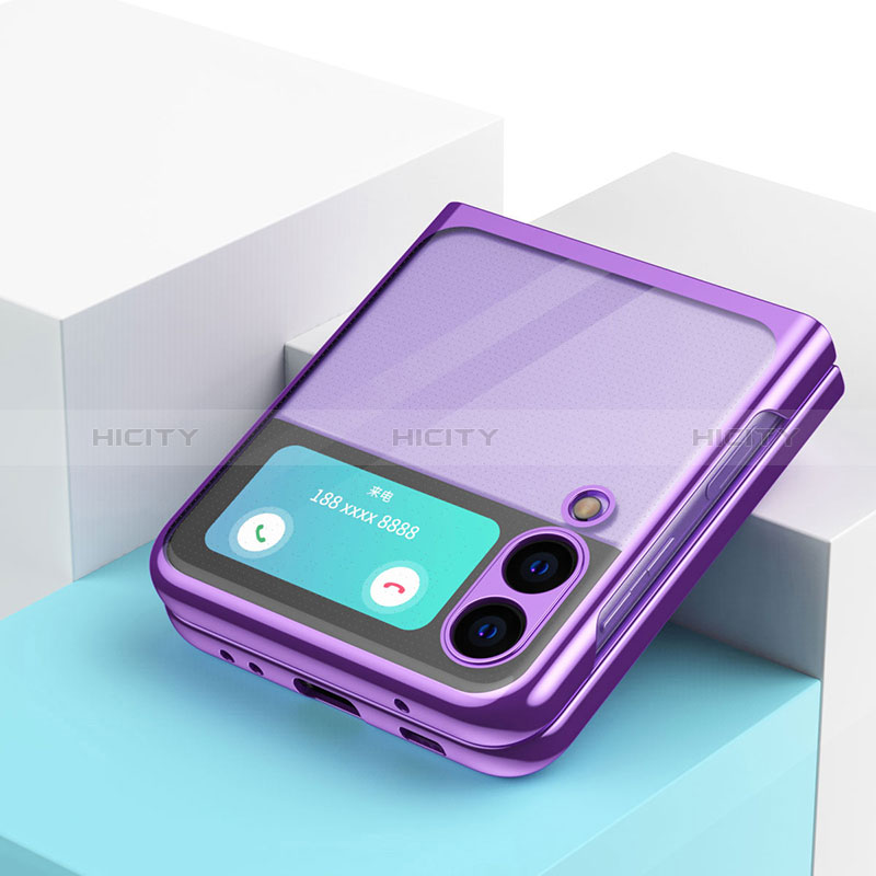 Coque Antichocs Rigide Transparente Crystal Etui Housse H03 pour Samsung Galaxy Z Flip3 5G Plus