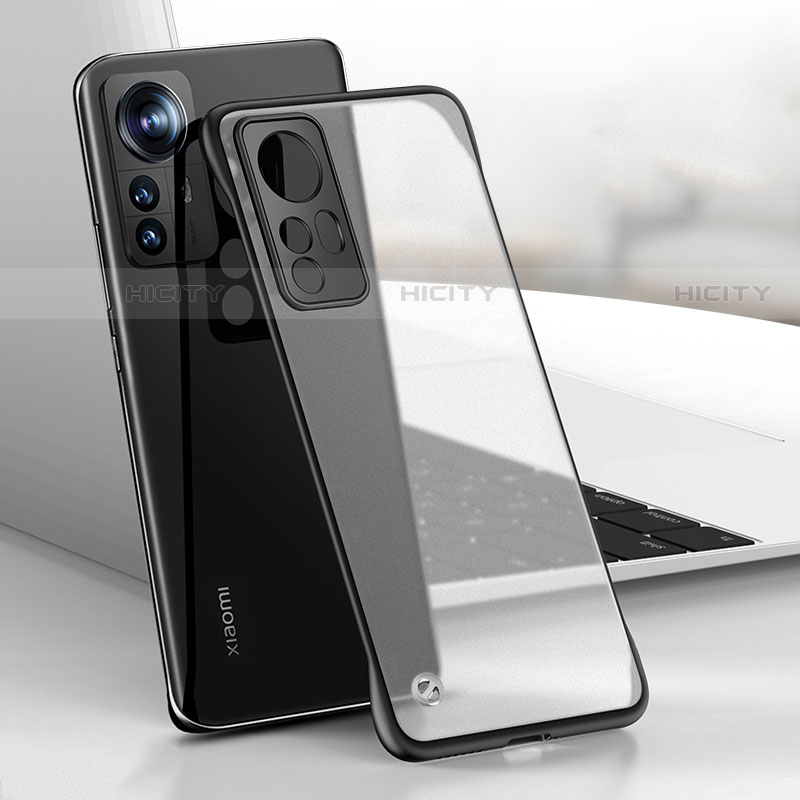 Coque Antichocs Rigide Transparente Crystal Etui Housse H03 pour Xiaomi Mi 12 Pro 5G Noir Plus