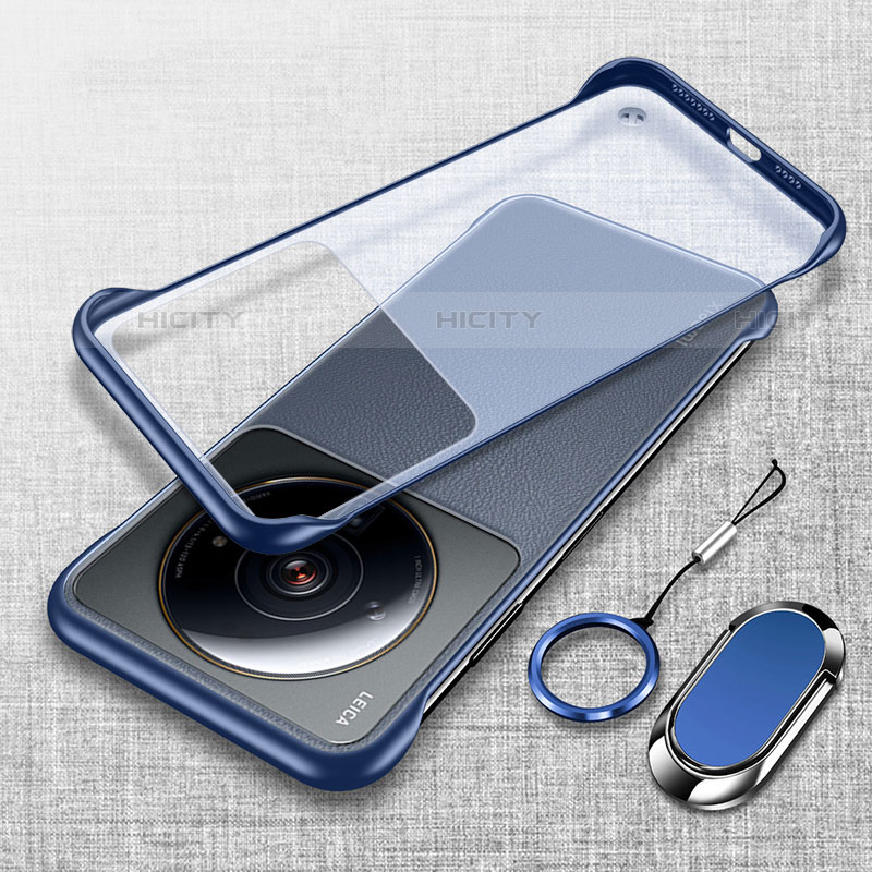 Coque Antichocs Rigide Transparente Crystal Etui Housse H03 pour Xiaomi Mi 12S Ultra 5G Bleu Plus