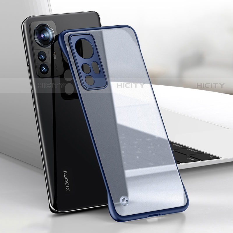 Coque Antichocs Rigide Transparente Crystal Etui Housse H03 pour Xiaomi Mi 12X 5G Bleu Plus