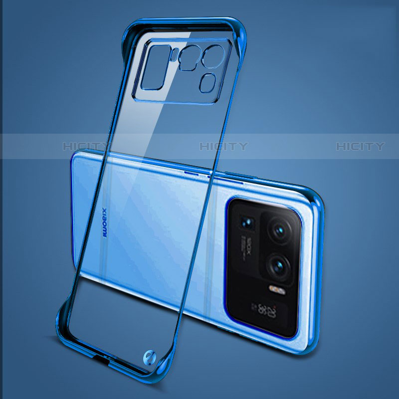 Coque Antichocs Rigide Transparente Crystal Etui Housse H04 pour Xiaomi Mi 11 Ultra 5G Bleu Plus