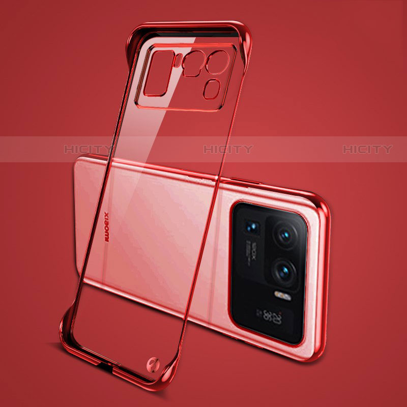 Coque Antichocs Rigide Transparente Crystal Etui Housse H04 pour Xiaomi Mi 11 Ultra 5G Rouge Plus