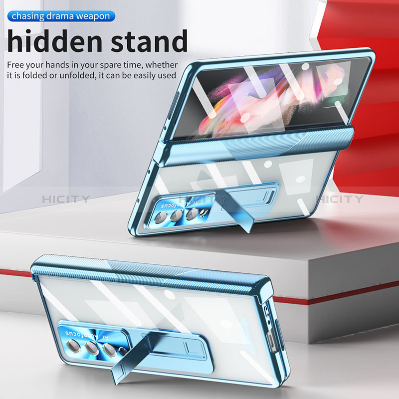 Coque Antichocs Rigide Transparente Crystal Etui Housse H05 pour Samsung Galaxy Z Fold3 5G Plus