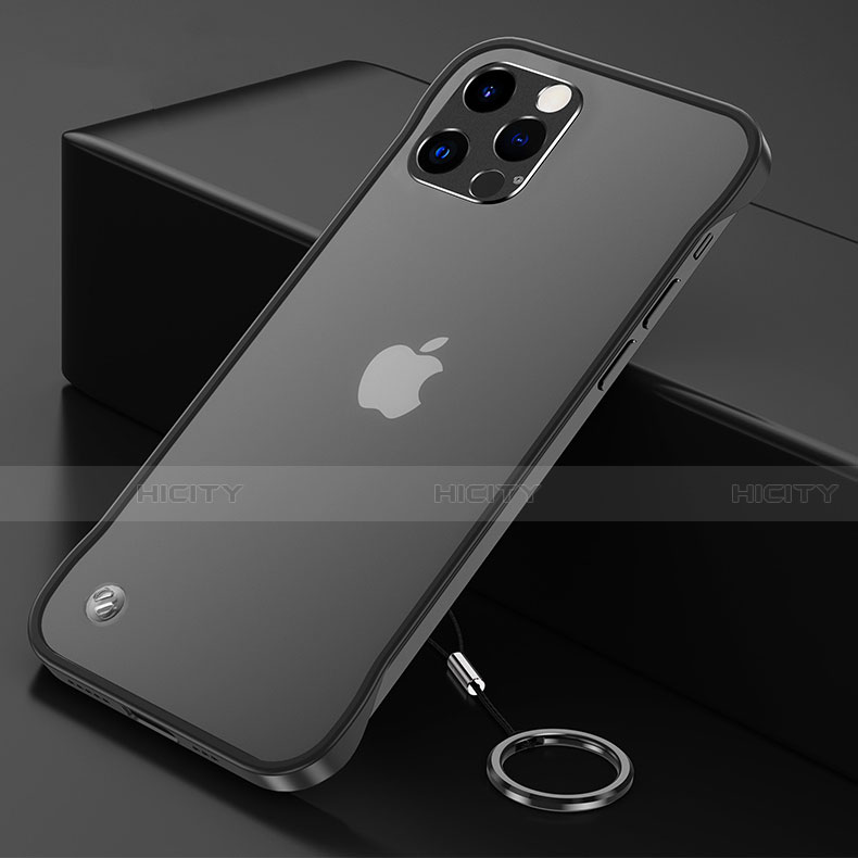 Coque Antichocs Rigide Transparente Crystal Etui Housse H06 pour Apple iPhone 14 Pro Max Noir Plus