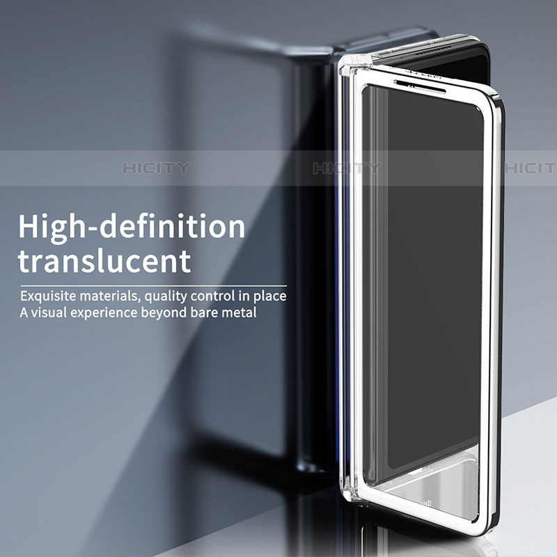 Coque Antichocs Rigide Transparente Crystal Etui Housse H06 pour Samsung Galaxy Z Fold4 5G Plus