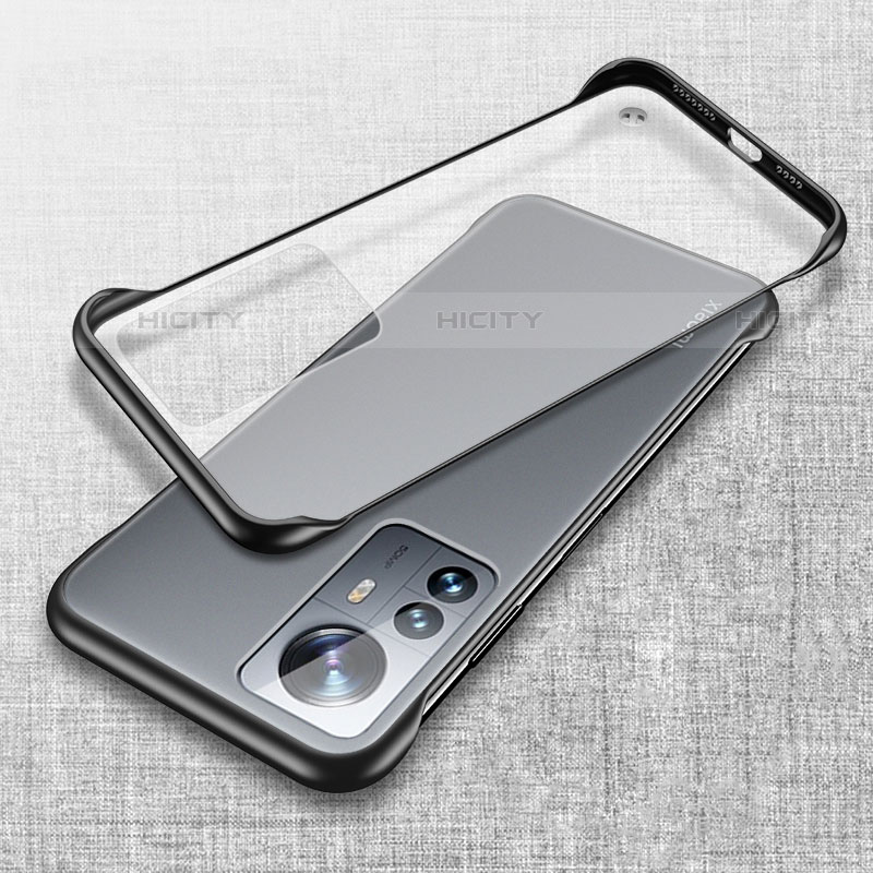 Coque Antichocs Rigide Transparente Crystal Etui Housse H07 pour Xiaomi Mi 12S 5G Noir Plus