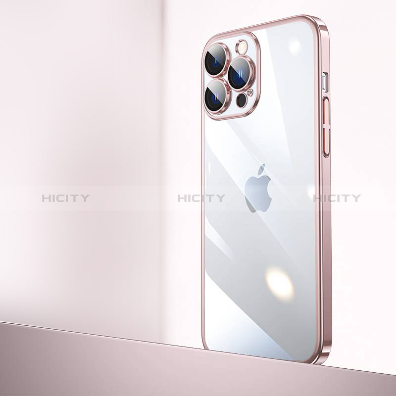 Coque Antichocs Rigide Transparente Crystal Etui Housse QC2 pour Apple iPhone 15 Pro Plus
