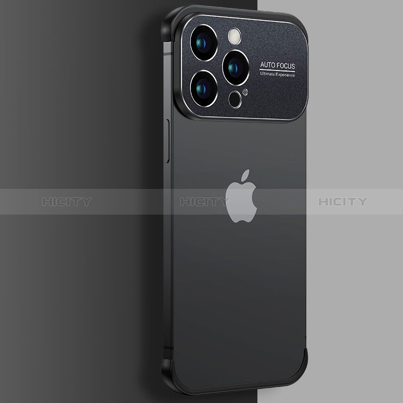 Coque Antichocs Rigide Transparente Crystal Etui Housse QC3 pour Apple iPhone 13 Pro Noir Plus