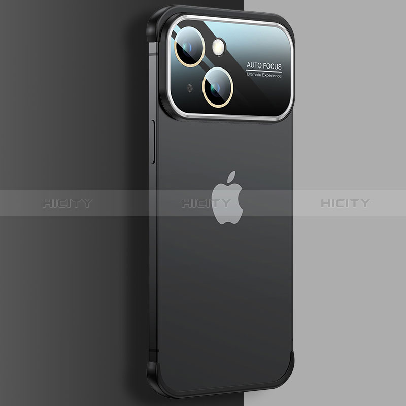 Coque Antichocs Rigide Transparente Crystal Etui Housse QC4 pour Apple iPhone 14 Noir Plus