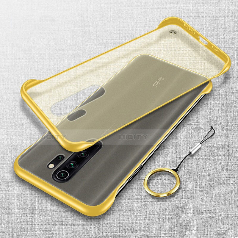 Coque Antichocs Rigide Transparente Crystal Etui Housse S01 pour Xiaomi Redmi Note 8 Pro Jaune Plus