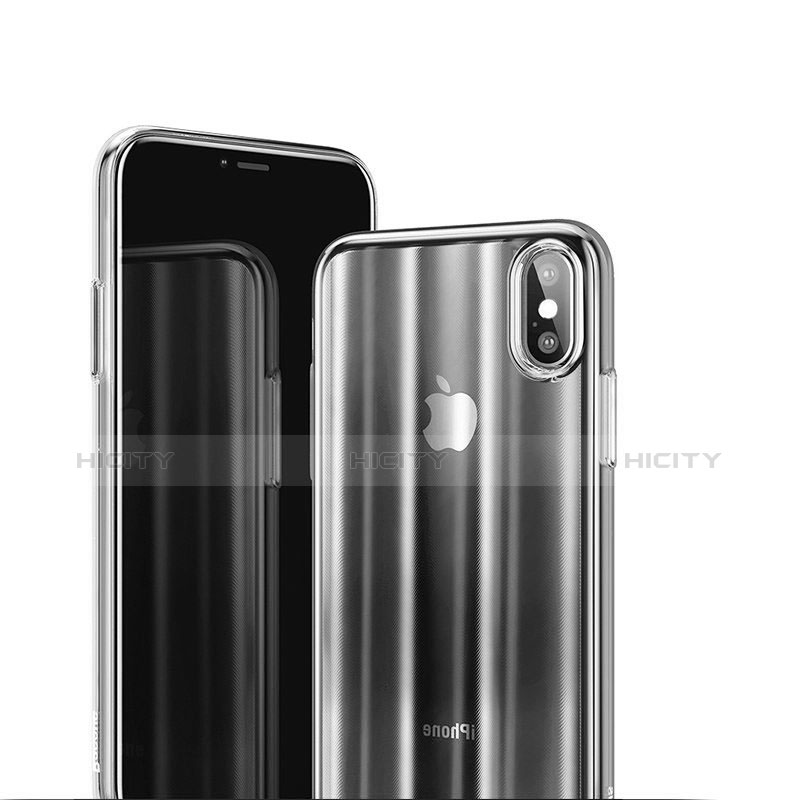 Coque Antichocs Rigide Transparente Crystal H01 pour Apple iPhone X Clair Plus