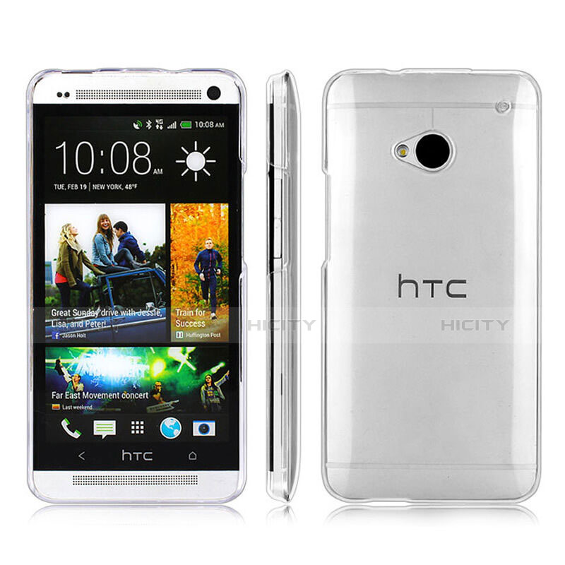 Coque Antichocs Rigide Transparente Crystal pour HTC One M7 Clair Plus