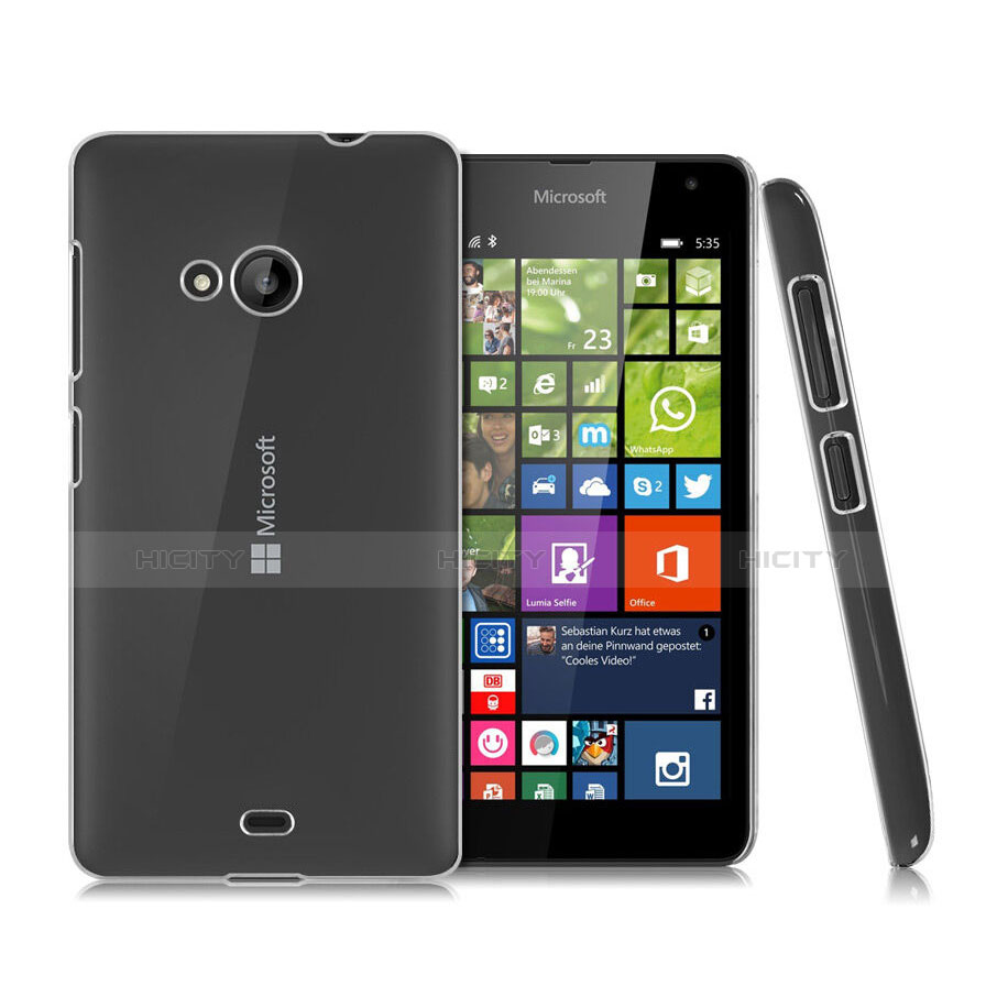 Coque Antichocs Rigide Transparente Crystal pour Microsoft Lumia 535 Clair Plus