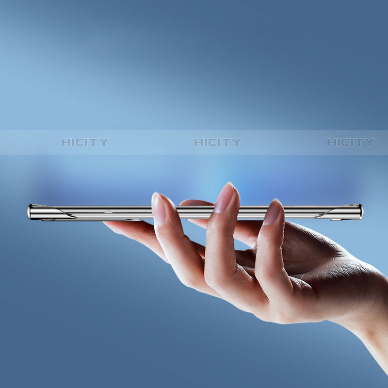 Coque Antichocs Rigide Transparente Crystal pour Samsung Galaxy S21 Ultra 5G Noir Plus