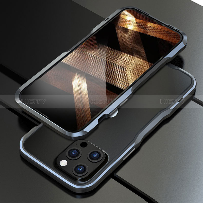 Coque Bumper Luxe Aluminum Metal Etui A01 pour Apple iPhone 14 Pro Plus