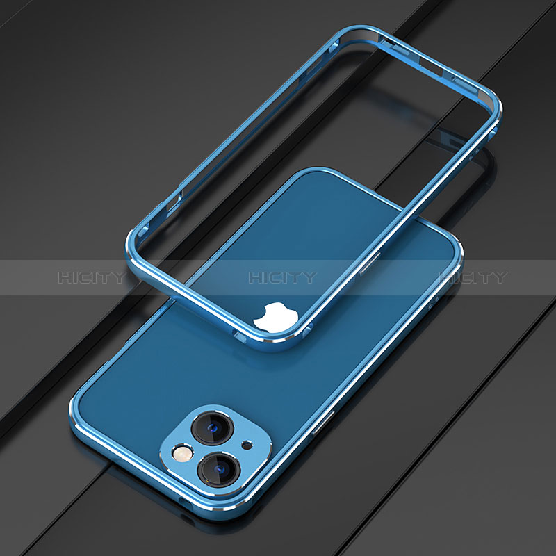 Coque Bumper Luxe Aluminum Metal Etui A01 pour Apple iPhone 15 Plus