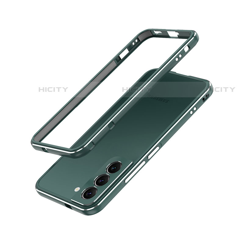 Coque Bumper Luxe Aluminum Metal Etui A01 pour Samsung Galaxy S22 Plus 5G Plus