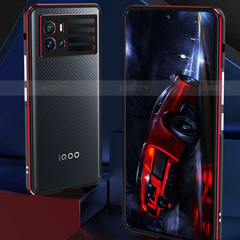 Coque Bumper Luxe Aluminum Metal Etui A01 pour Vivo iQOO 9 Pro 5G Plus