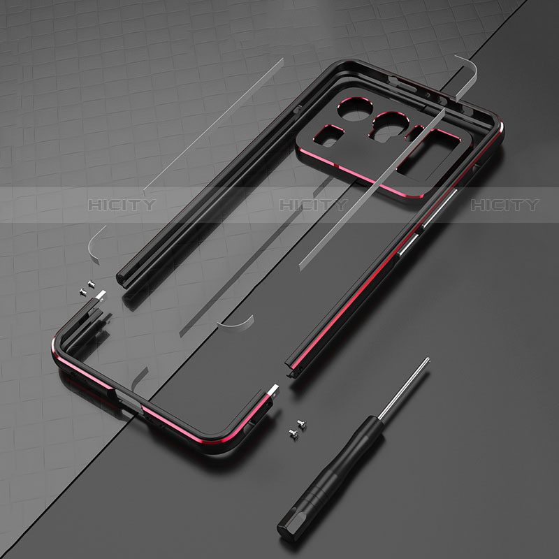 Coque Bumper Luxe Aluminum Metal Etui A01 pour Xiaomi Mi 11 Ultra 5G Plus
