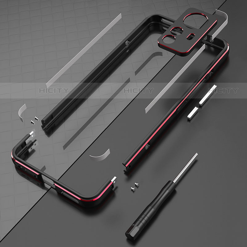 Coque Bumper Luxe Aluminum Metal Etui A01 pour Xiaomi Mi 12 Pro 5G Plus