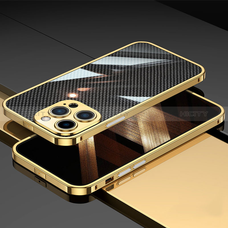 Coque Bumper Luxe Aluminum Metal Etui A02 pour Apple iPhone 14 Pro Plus