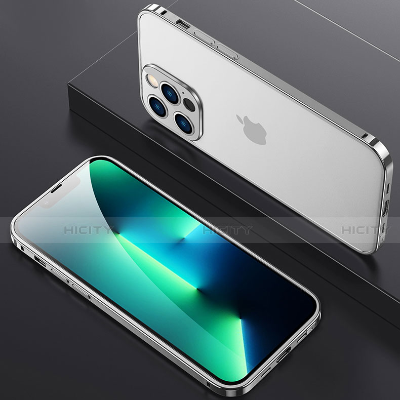 Coque Bumper Luxe Aluminum Metal Etui A03 pour Apple iPhone 13 Pro Max Plus