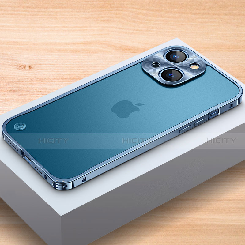 Coque Bumper Luxe Aluminum Metal Etui A04 pour Apple iPhone 14 Plus Plus