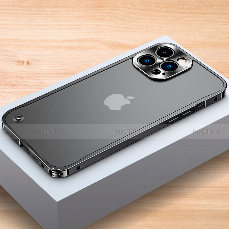 Coque Bumper Luxe Aluminum Metal Etui A04 pour Apple iPhone 14 Pro Max Plus