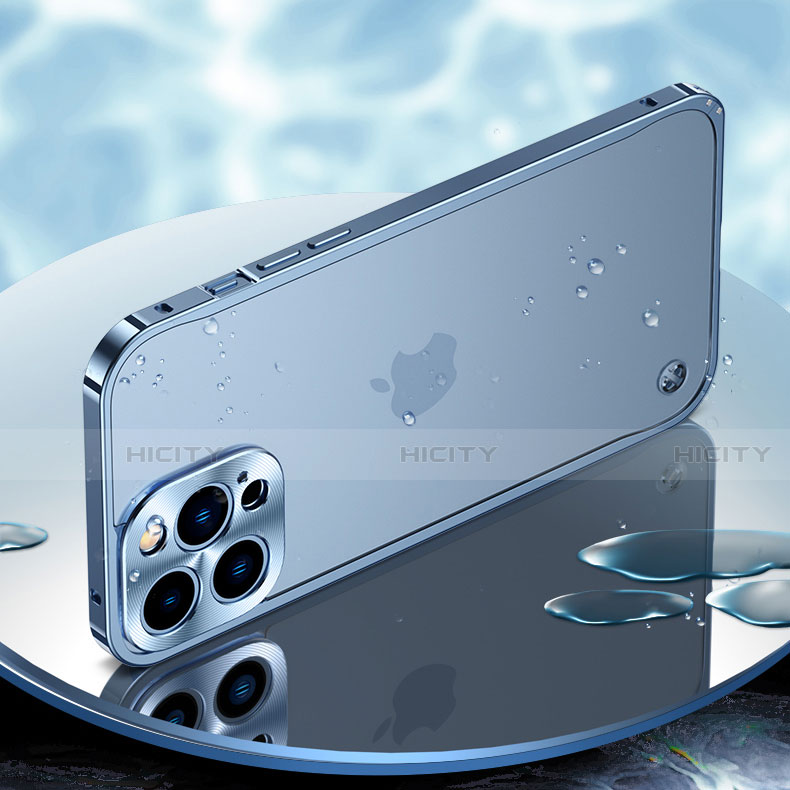 Coque Bumper Luxe Aluminum Metal Etui A04 pour Apple iPhone 14 Pro Plus