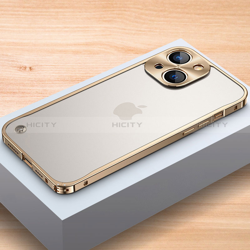 Coque Bumper Luxe Aluminum Metal Etui A04 pour Apple iPhone 15 Plus Plus