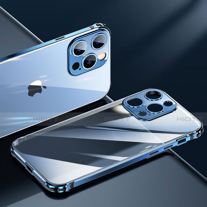 Coque Bumper Luxe Aluminum Metal Etui A06 pour Apple iPhone 13 Pro Max Plus