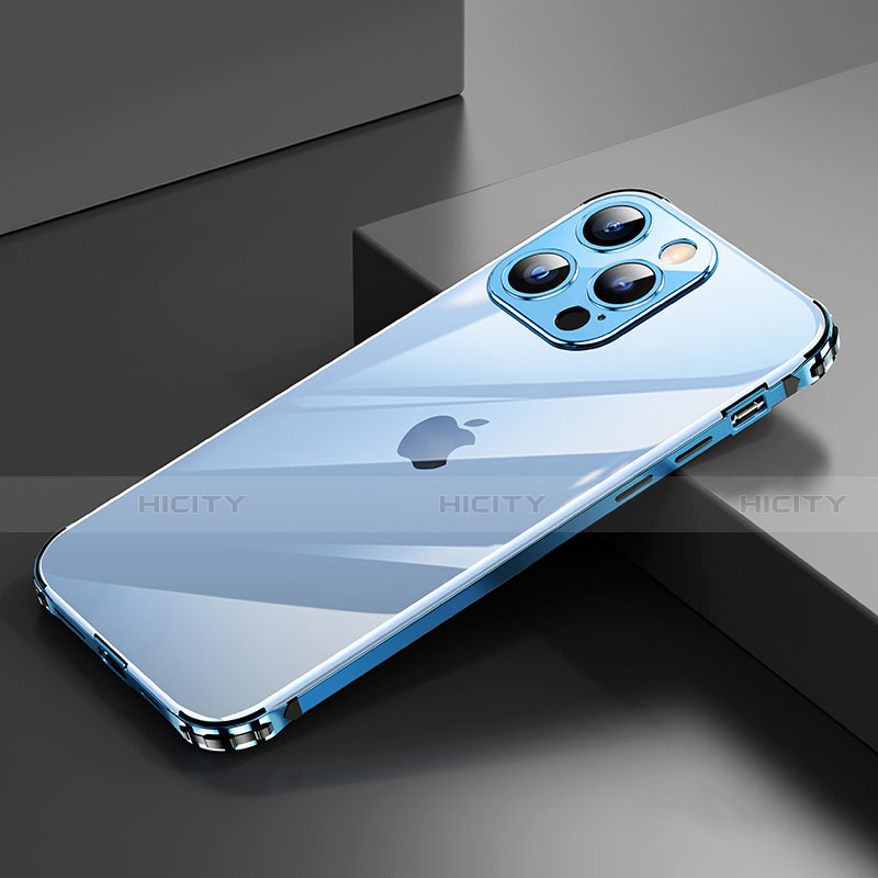 Coque Bumper Luxe Aluminum Metal Etui A06 pour Apple iPhone 13 Pro Plus