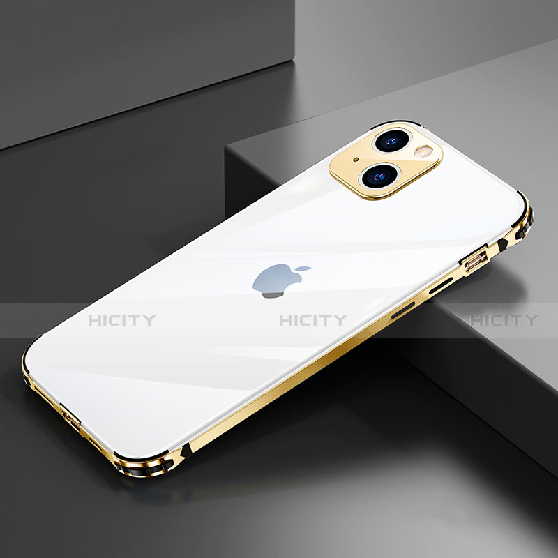 Coque Bumper Luxe Aluminum Metal Etui A06 pour Apple iPhone 14 Plus