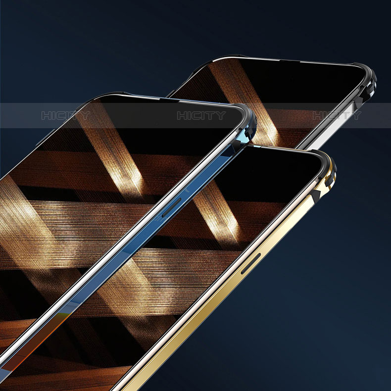 Coque Bumper Luxe Aluminum Metal Etui A06 pour Apple iPhone 15 Pro Plus