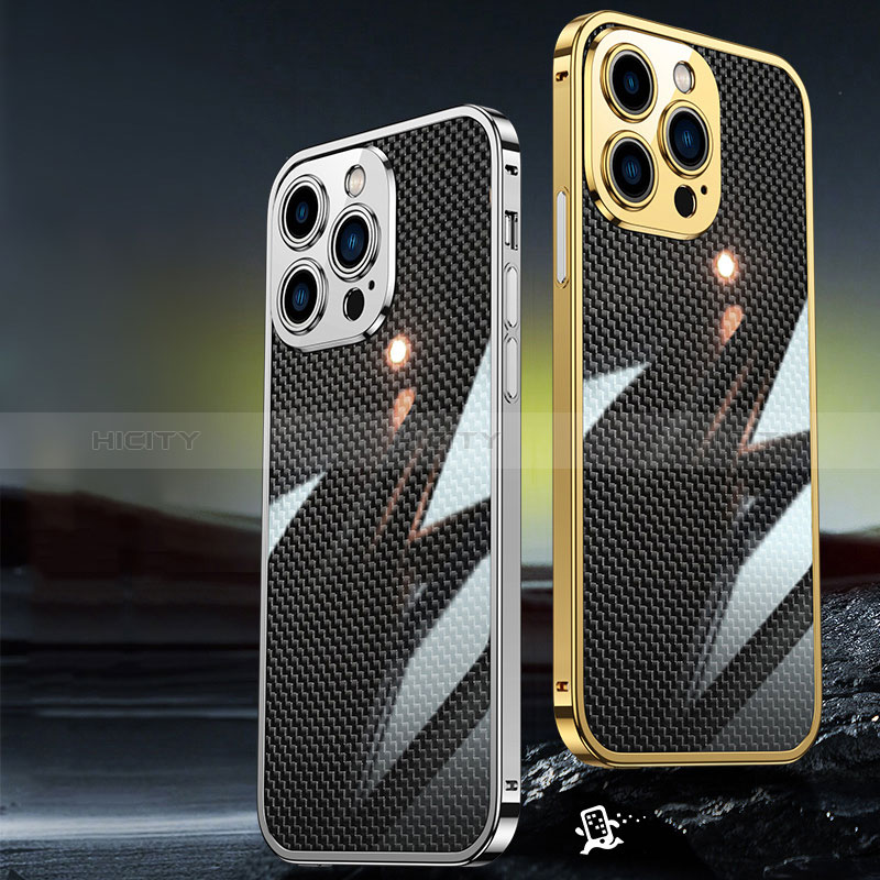 Coque Bumper Luxe Aluminum Metal Etui JL1 pour Apple iPhone 13 Pro Max Plus