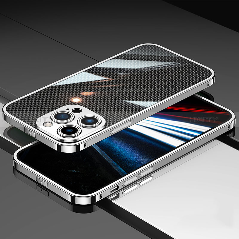 Coque Bumper Luxe Aluminum Metal Etui JL1 pour Apple iPhone 14 Pro Plus
