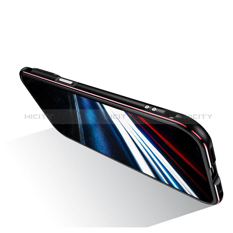 Coque Bumper Luxe Aluminum Metal Etui JZ1 pour Apple iPhone 13 Pro Plus