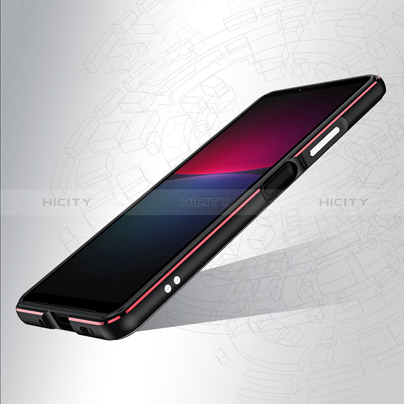 Coque Bumper Luxe Aluminum Metal Etui JZ1 pour Sony Xperia 10 V Plus