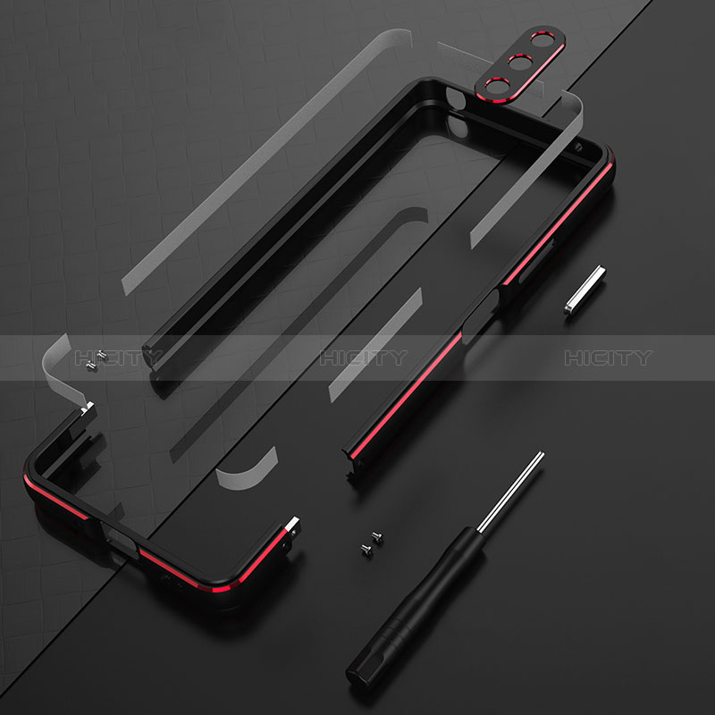 Coque Bumper Luxe Aluminum Metal Etui JZ1 pour Sony Xperia 10 V Plus