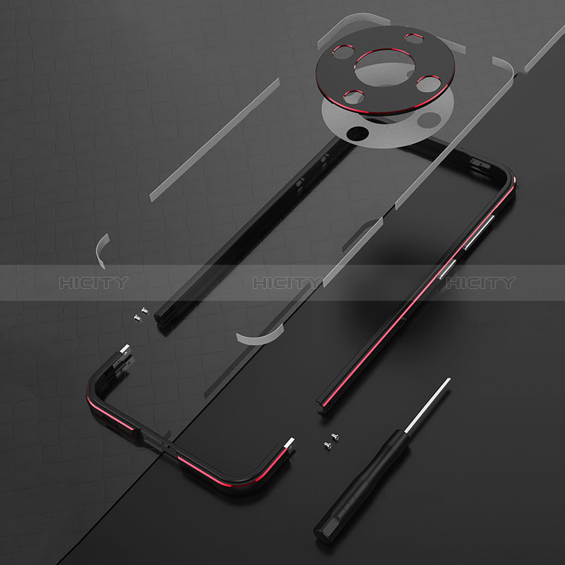 Coque Bumper Luxe Aluminum Metal Etui JZ4 pour Huawei Mate 60 Pro Plus
