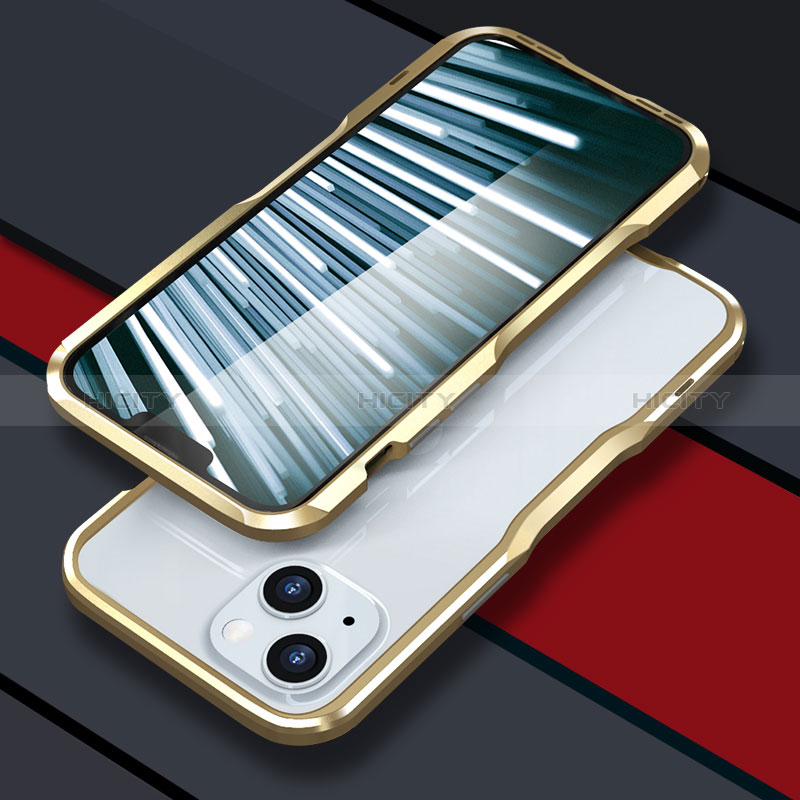 Coque Bumper Luxe Aluminum Metal Etui LF1 pour Apple iPhone 14 Plus
