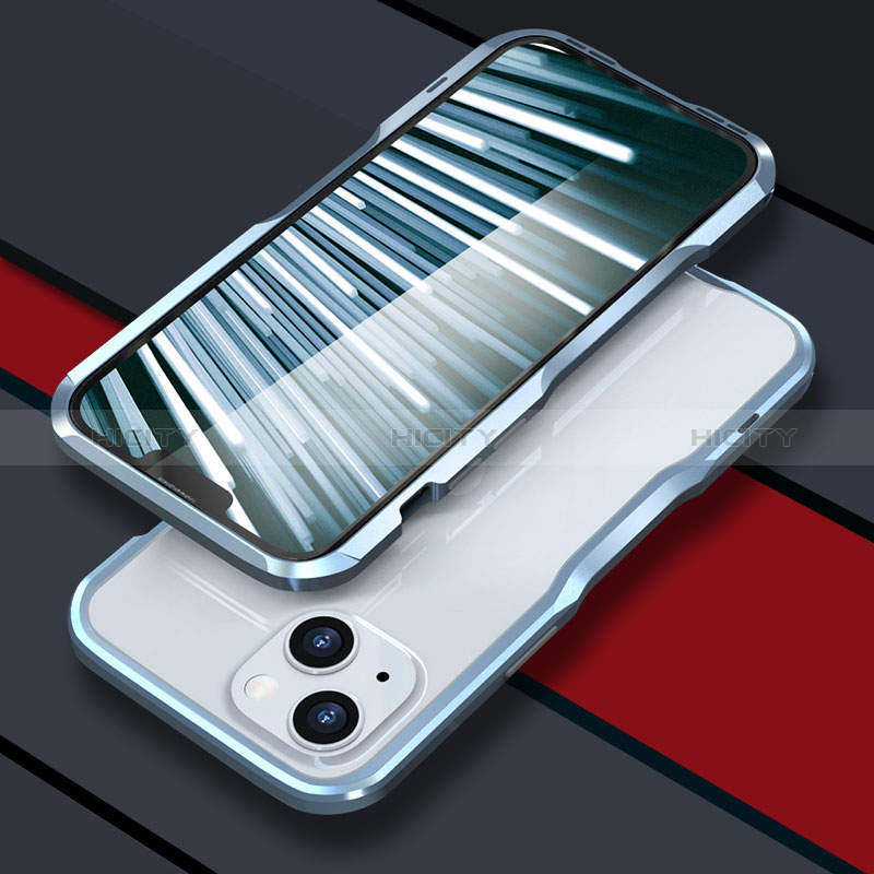 Coque Bumper Luxe Aluminum Metal Etui LF1 pour Apple iPhone 14 Plus Plus