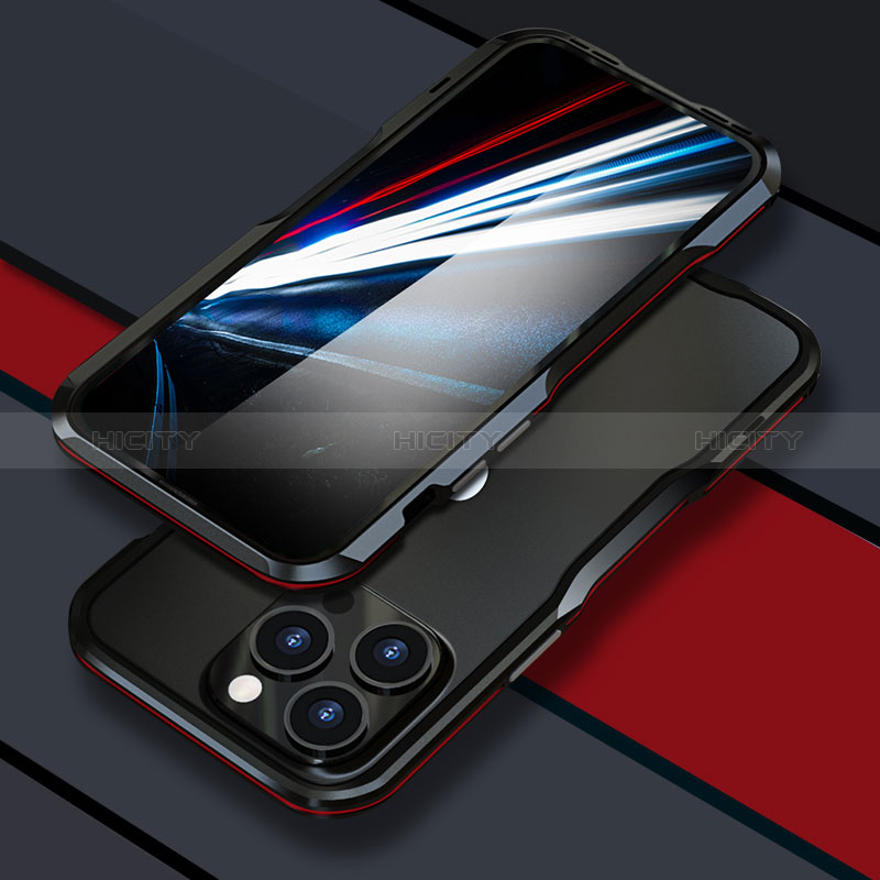 Coque Bumper Luxe Aluminum Metal Etui LF1 pour Apple iPhone 15 Pro Max Plus