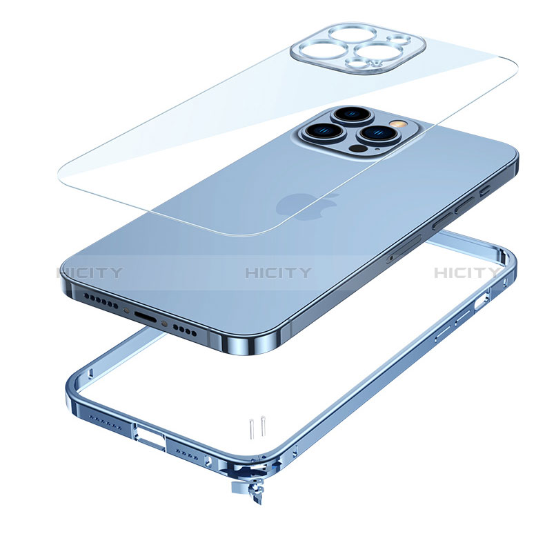 Coque Bumper Luxe Aluminum Metal Etui LK1 pour Apple iPhone 13 Plus