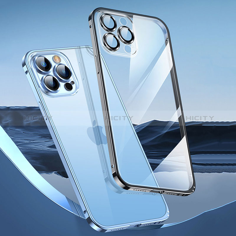 Coque Bumper Luxe Aluminum Metal Etui LK1 pour Apple iPhone 13 Pro Max Plus