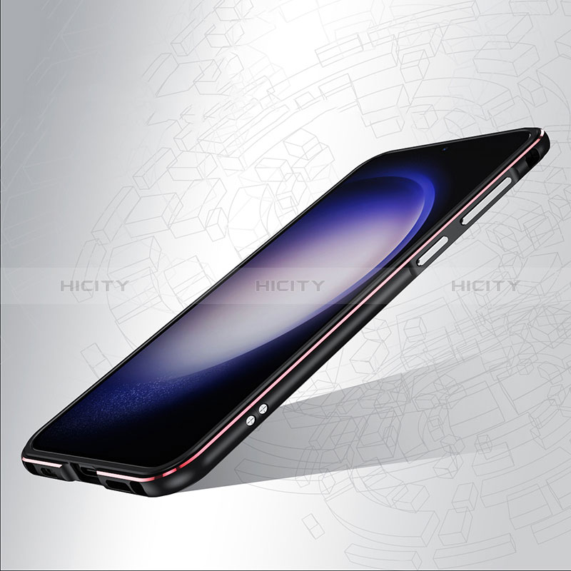 Coque Bumper Luxe Aluminum Metal Etui LK1 pour Samsung Galaxy S22 Plus 5G Plus