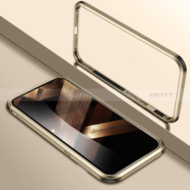 Coque Bumper Luxe Aluminum Metal Etui LK2 pour Apple iPhone 15 Plus Plus