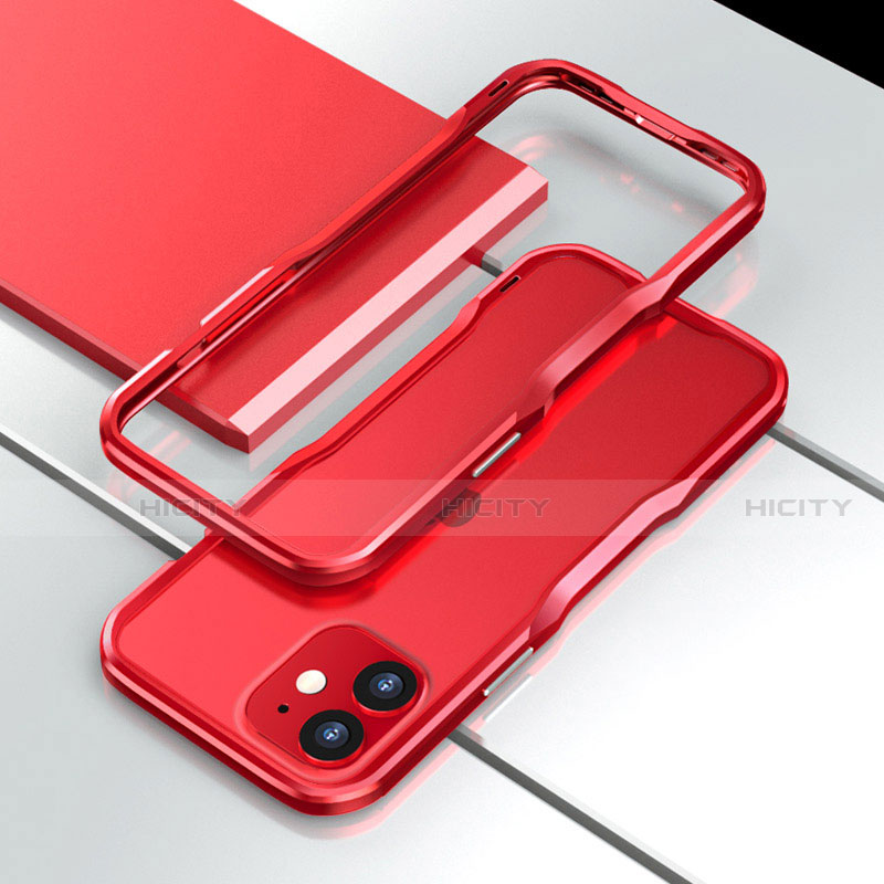 Coque Bumper Luxe Aluminum Metal Etui N02 pour Apple iPhone 12 Mini Plus